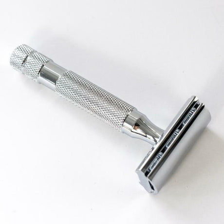Rockwell Razors 2C White Chrome Double Edge Safety Razor