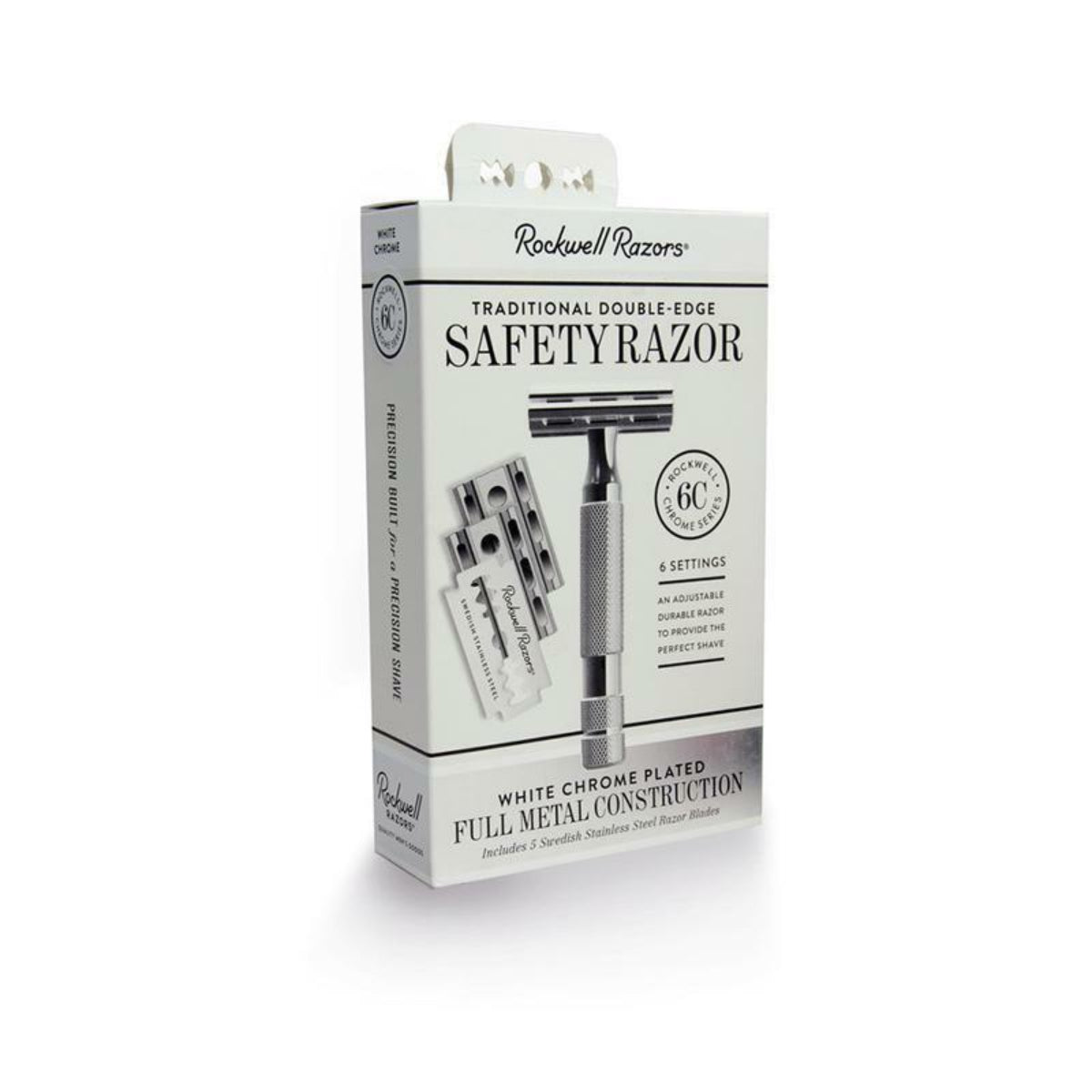 Rockwell Razors 6C Razor White Chrome