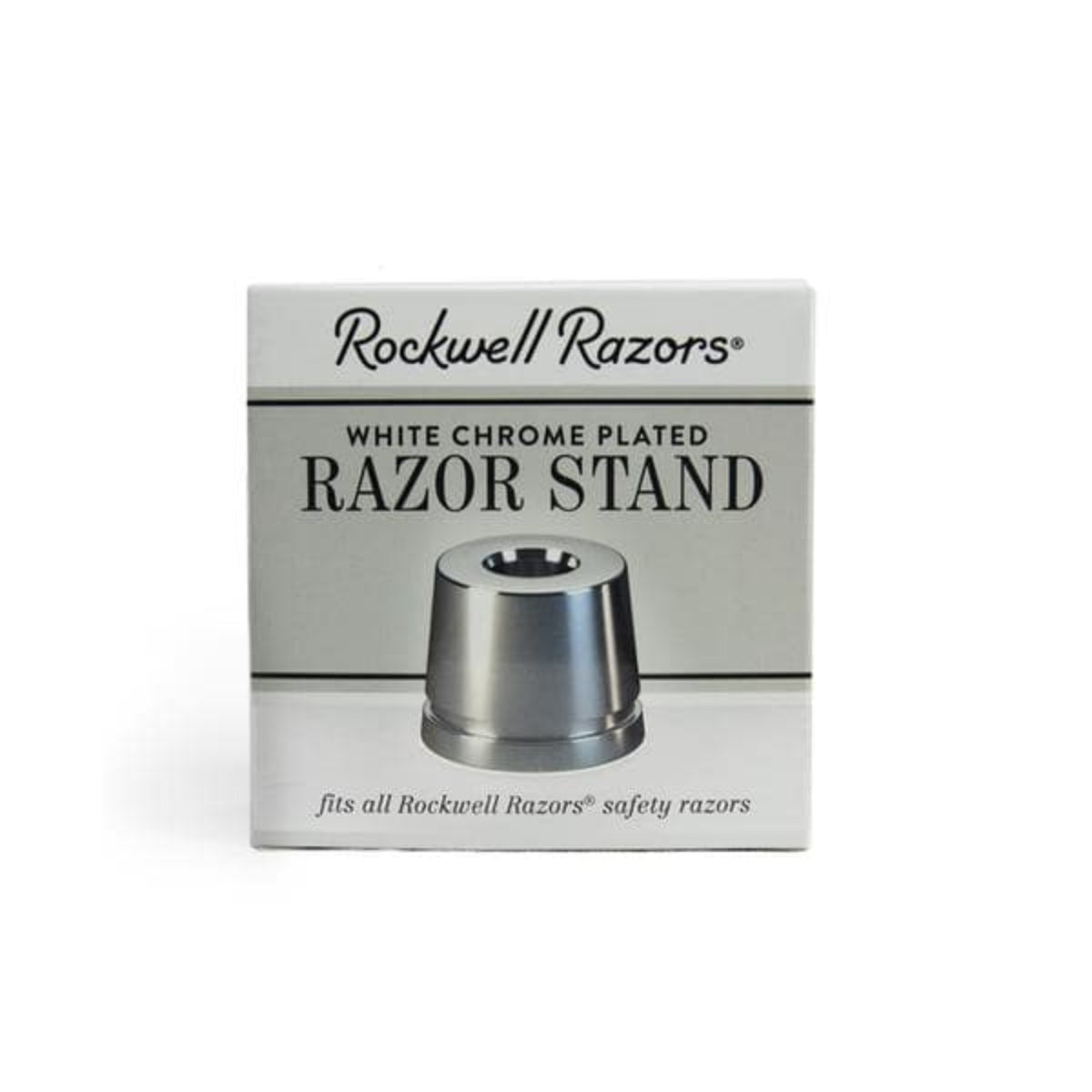 Rockwell Razors White Chrome Razor Stand