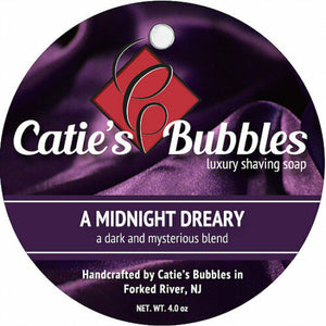 Catie's Bubbles - A Midnight Dreary - Luxury Shaving Soap 4oz