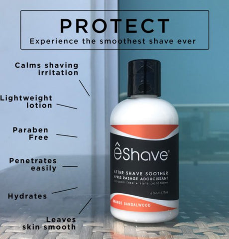 êShave Orange Sandalwood Aftershave Splash Soother 6oz