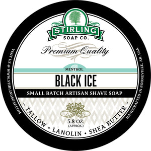 Stirling Soap Company - Shave Soap - Black Ice