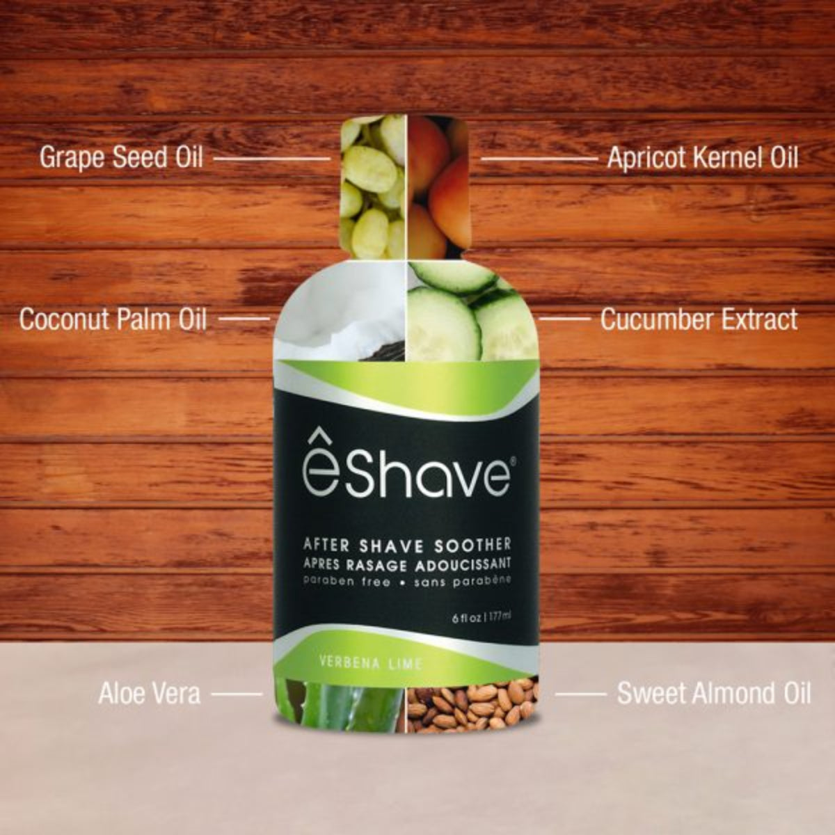 êShave Verbena Lime Aftershave Splash Soother 6oz