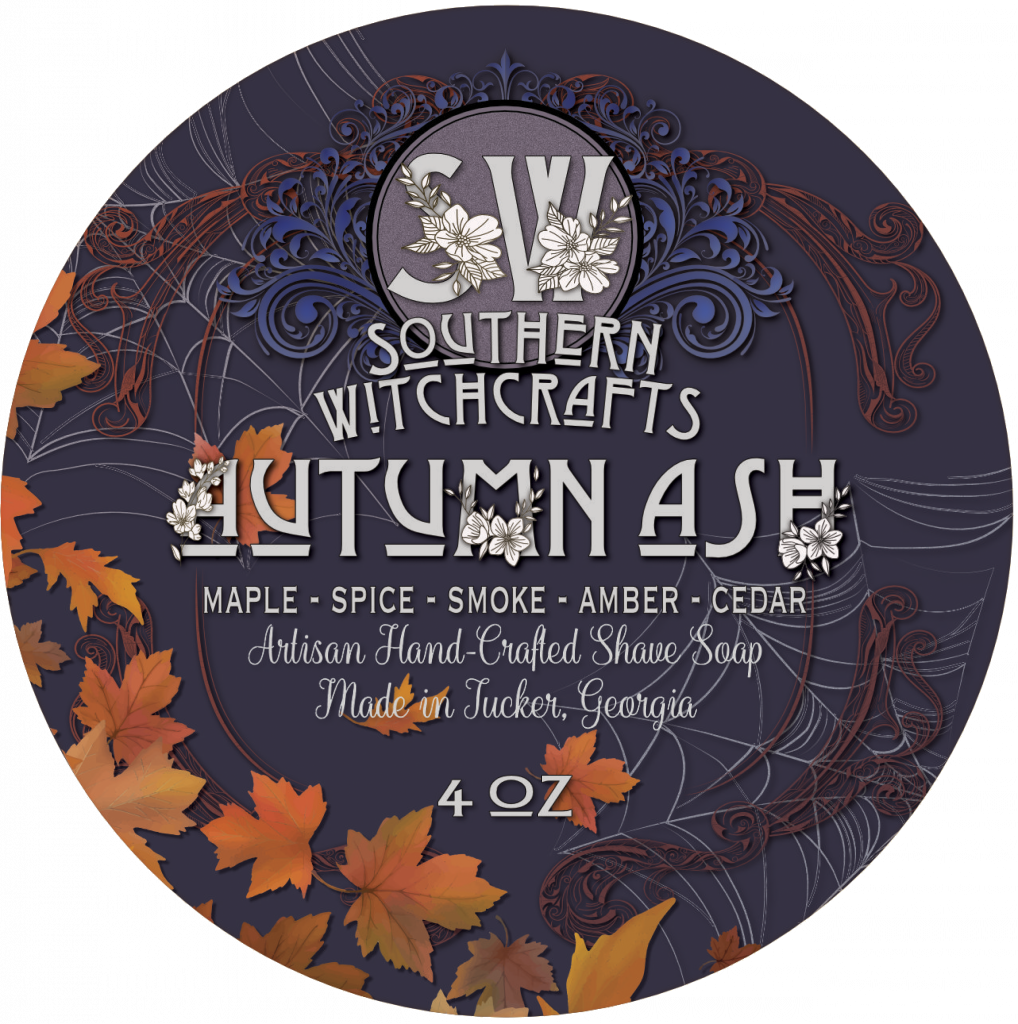 Southern Witchcrafts Shave Soap - Autumn Ash - Vegan