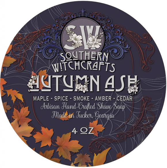 Southern Witchcrafts Shave Soap - Autumn Ash - Vegan