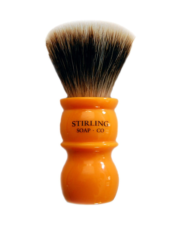 Stirling Soap Company - Finest Badger Shaving Brush - 24mm Fan Knot (Butterscotch)
