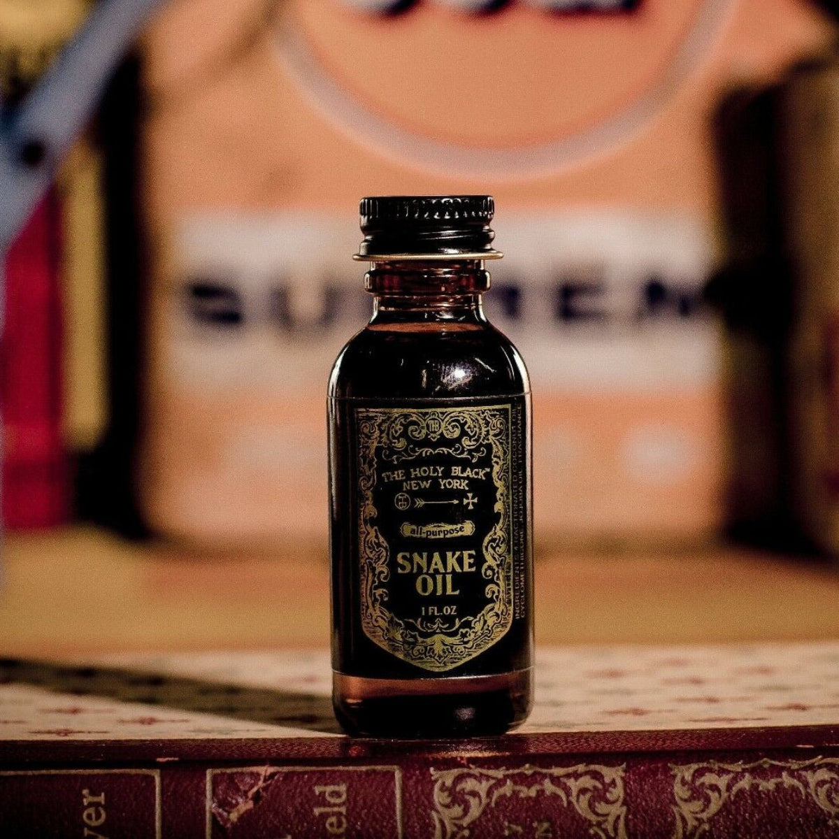 The Holy Black Snake Oil Pre-Shave & Beard Oil 1oz