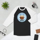 BBS.Live - Logo 3/4 Sleeve Raglan Shirt