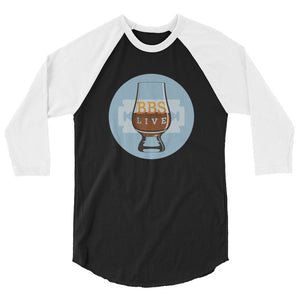 BBS.Live - Logo 3/4 Sleeve Raglan Shirt
