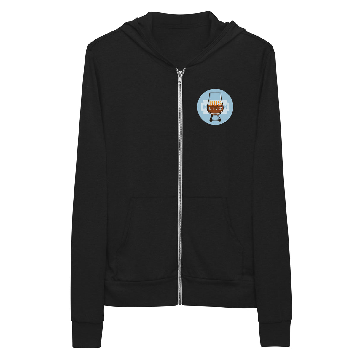 BBS.Live - Logo Unisex Zip Hoodie