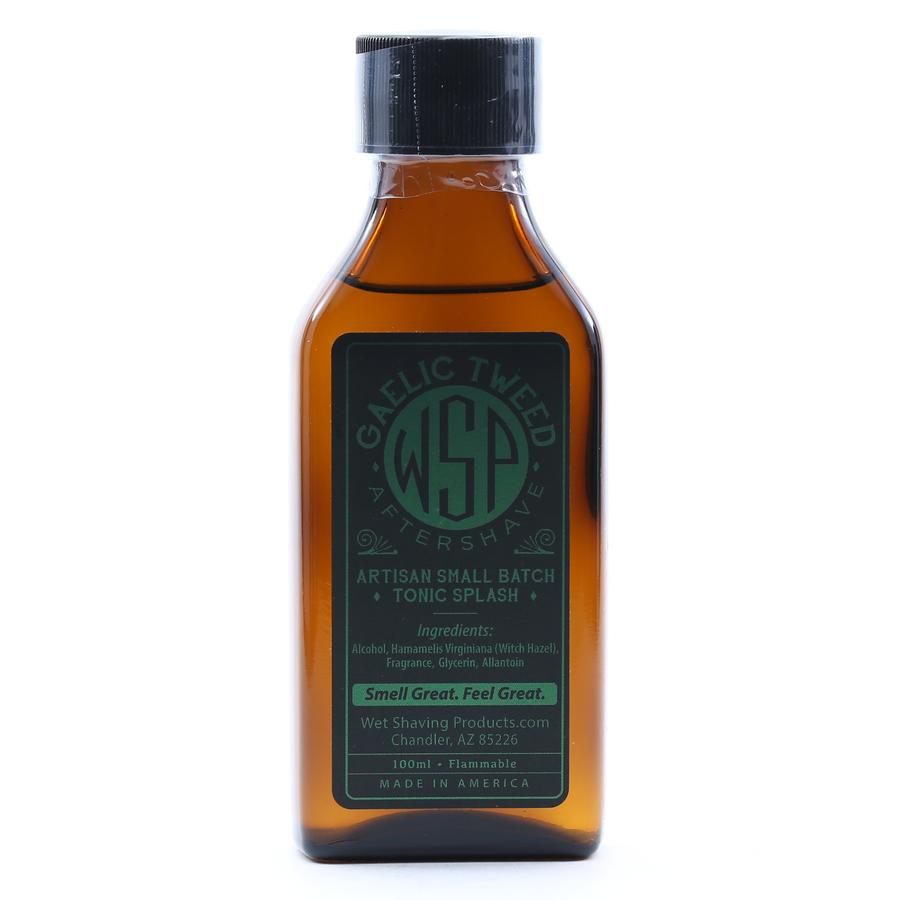Wet Shaving Products Gaelic Tweed Aftershave Tonic Splash 100ml