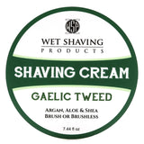Wet Shaving Products Gaelic Tweed Shaving Cream 7.44oz