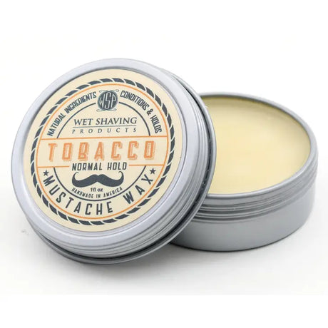 Wet Shaving Products Mustache Wax Normal Hold Tobacco 1oz-2