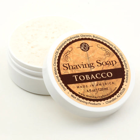 Wet Shaving Products Tobacco Rustic Shaving Soap 4oz