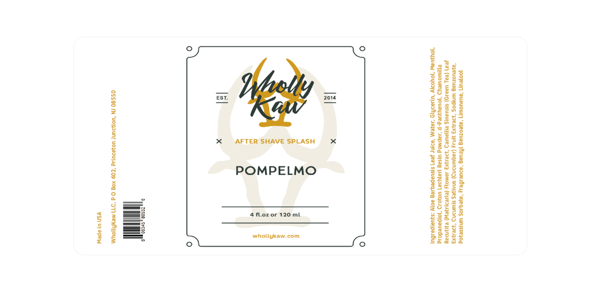 Wholly Kaw  Pompelmo Aftershave Splash 100ml