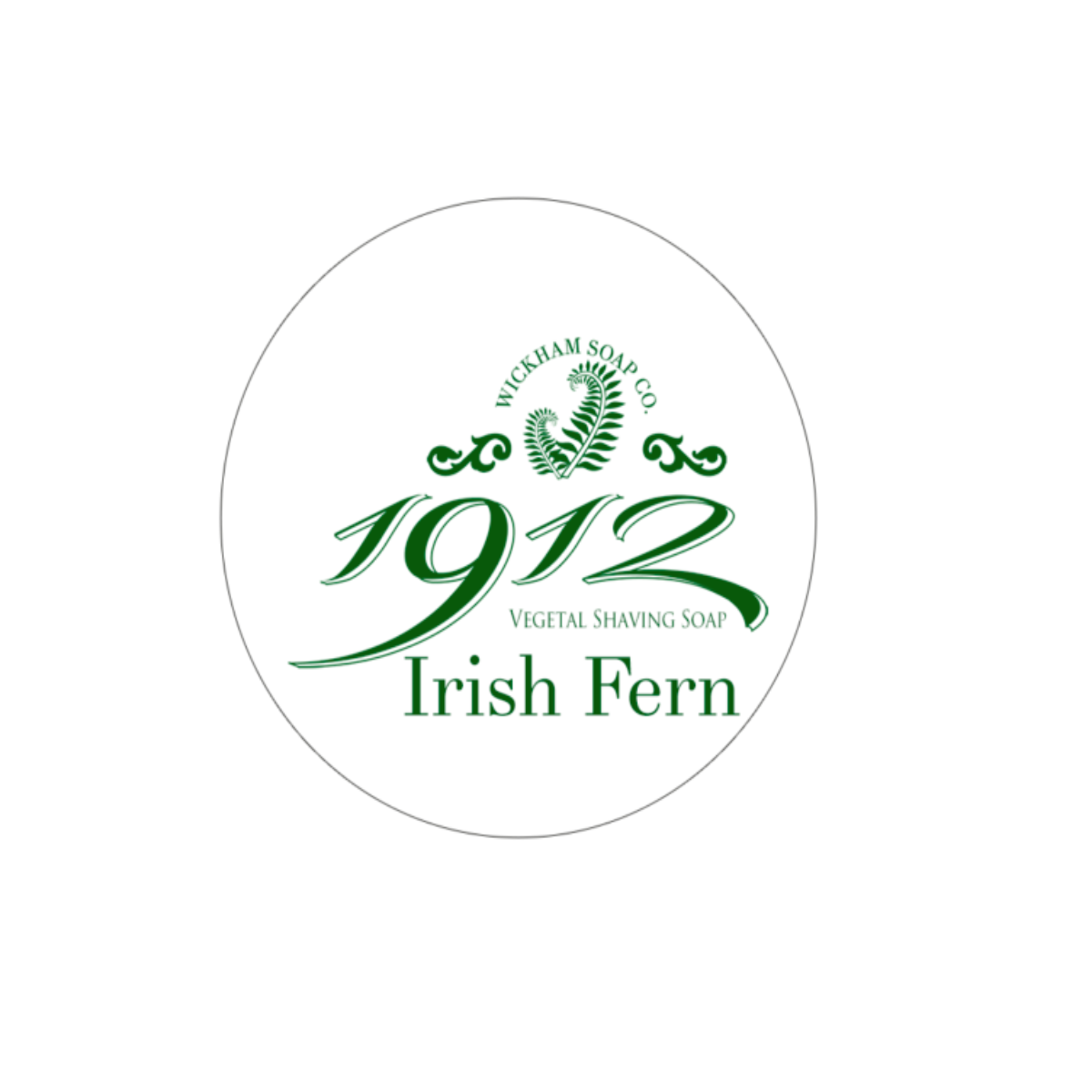 Wickham Soap Co. Irish Fern Shave Soap 4.9 oz