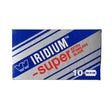 Wizamet - Super Iridium Stainless Double Edge Razor Blades - Pack of 10 Blades